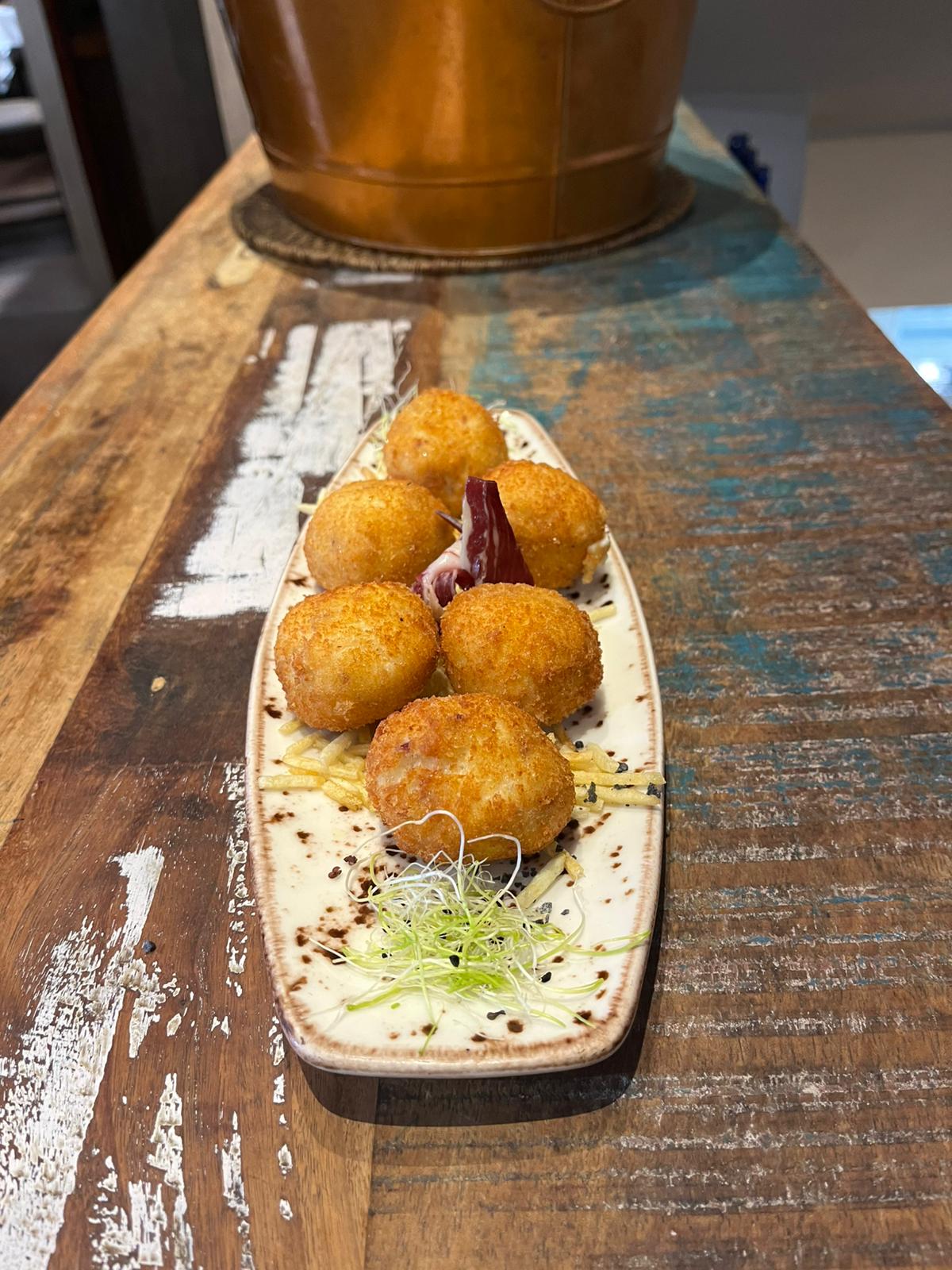 Croquetas de jamón ibérico caseras